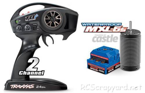 Traxxas TQi Transmitter with Castle MXL-6s System